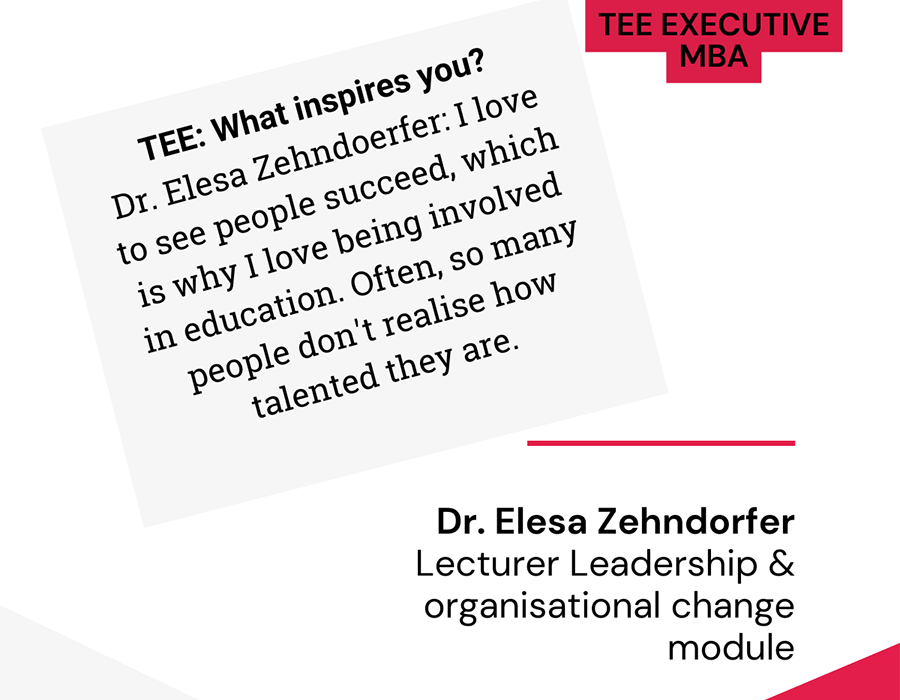Meet the TEE EMBA fly-in faculty – Dr. Elesa Zehndorfer