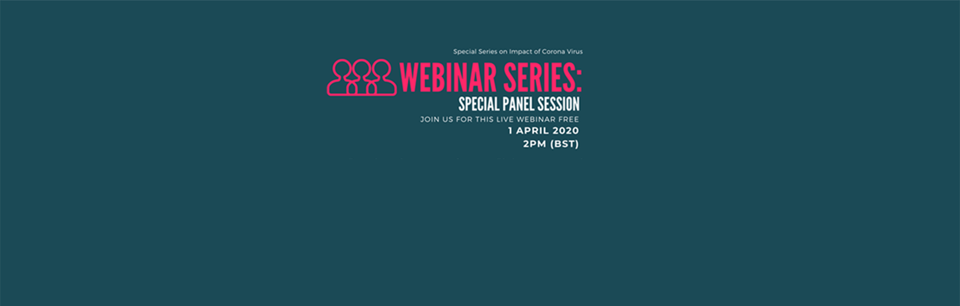 Special Webinar Series on COVID-19 