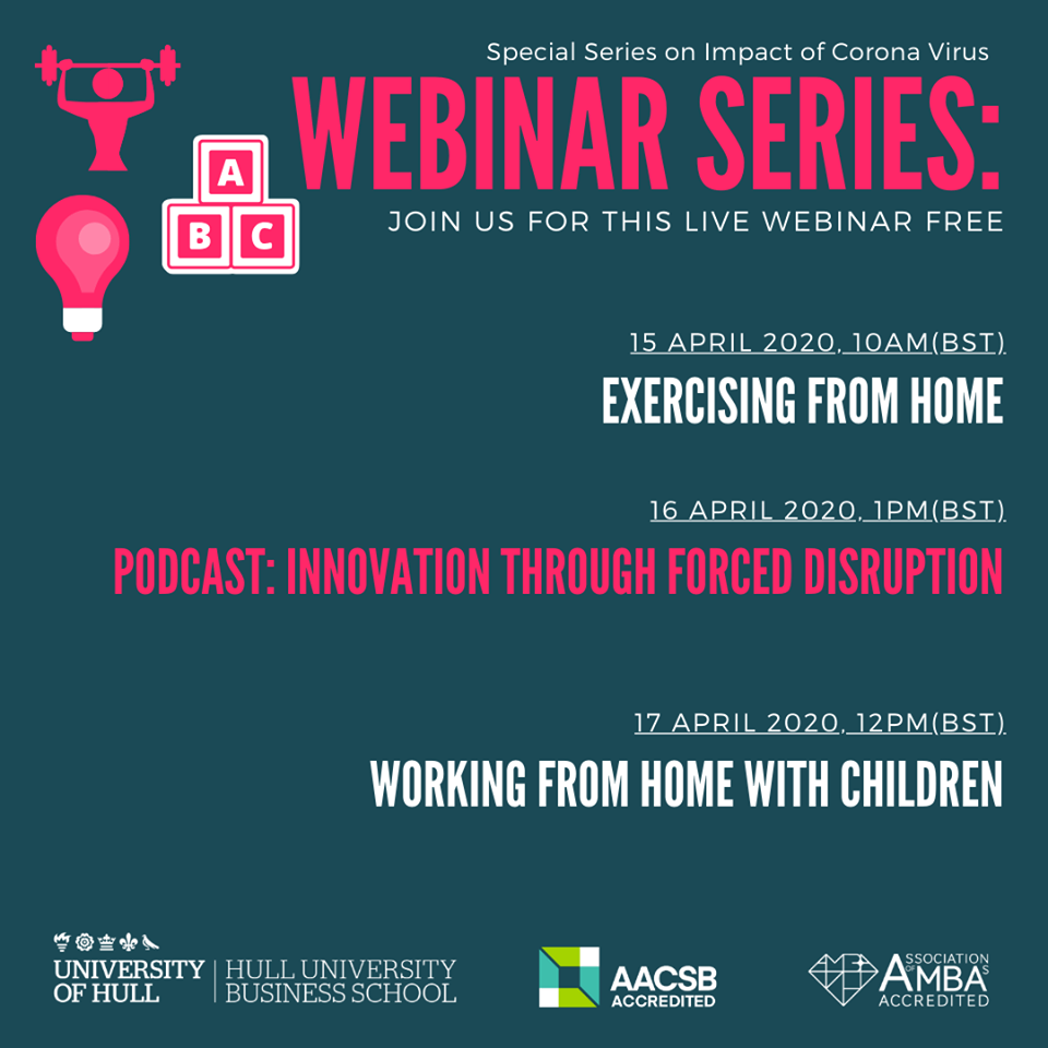 Special Webinar Series on COVID-19 - Week 3 by HU Business School