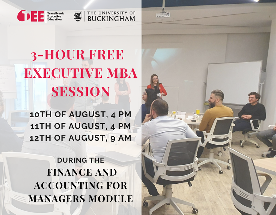 Free sessions available - FINANCE & ACCOUNTING FOR BUSINESS EMBA module 