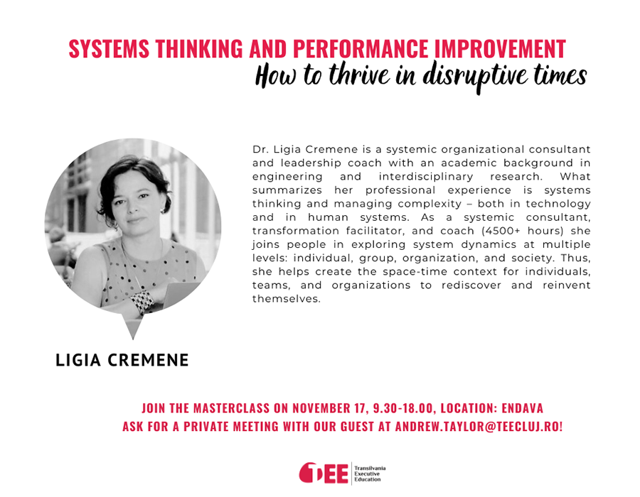 Interview with Dr. Ligia Cremene on Systems Thinking and Leadership