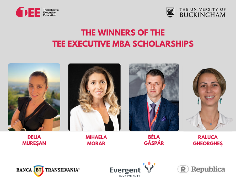 Congratulations to the Winners of the TEE Executive MBA Scholarship Competition