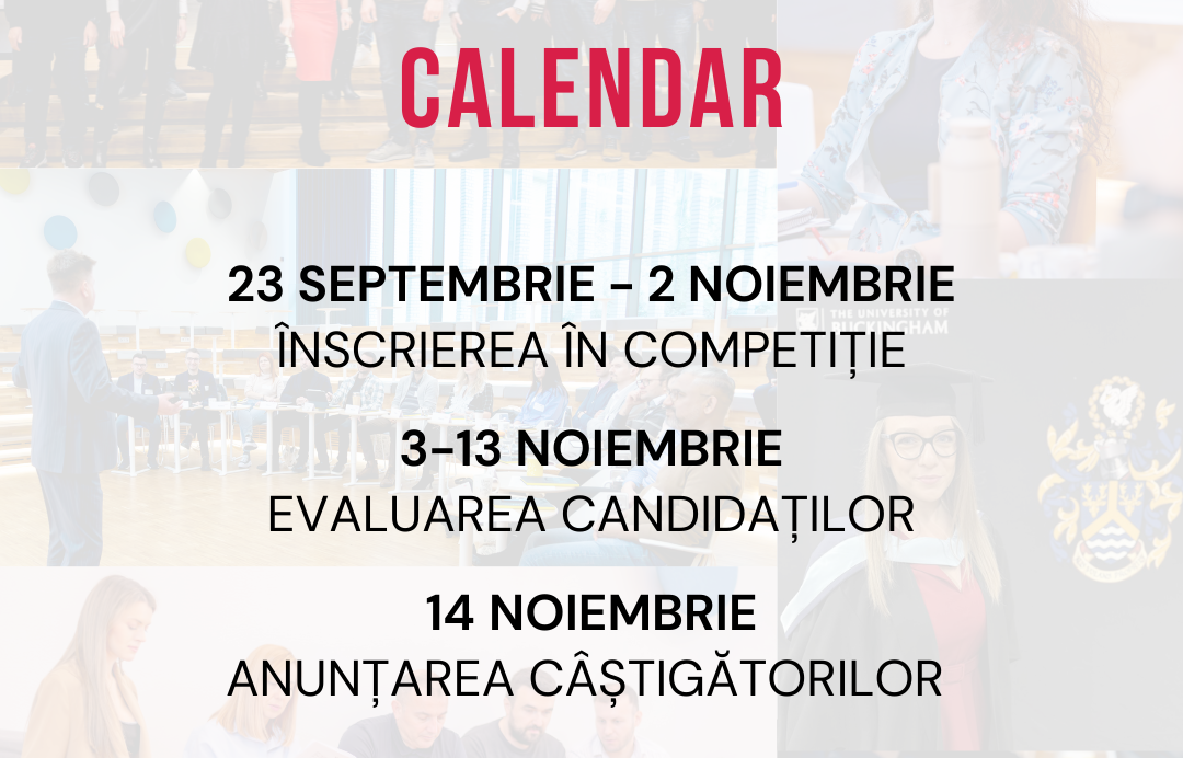Calendar competitie burse