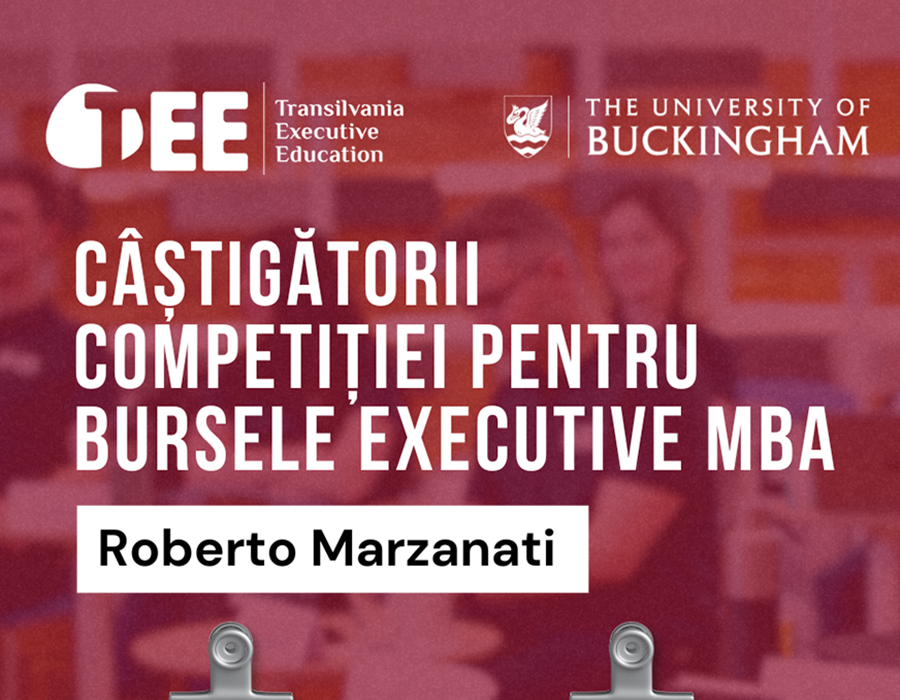 Cine sunt câștigătorii burselor TEE Executive MBA 2026